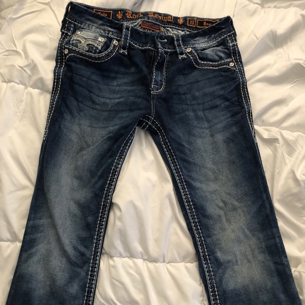 Size 31 boot cut rock revivals